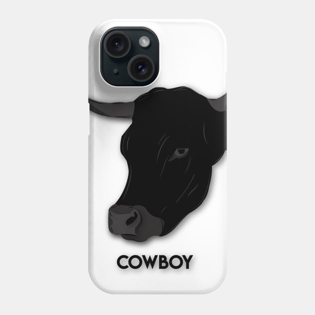 Cowboy Phone Case by Indhraluc