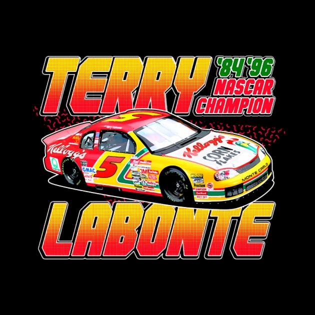 Terry Labonte Champion 84 96 Retro by Erianna Bee