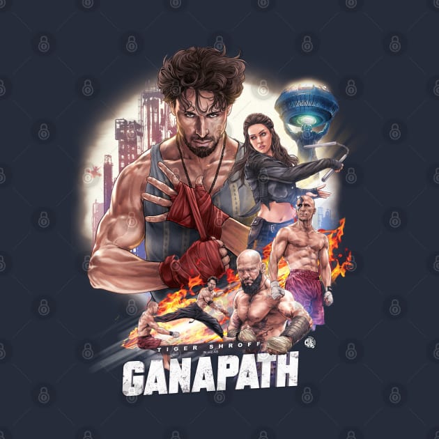 Tiger Shroff - Ganapath by Crike99Art