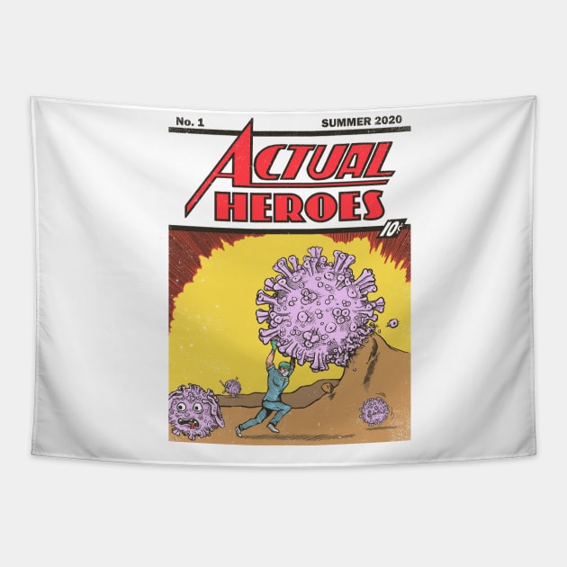 Actual Heroes Tapestry by kg07_shirts