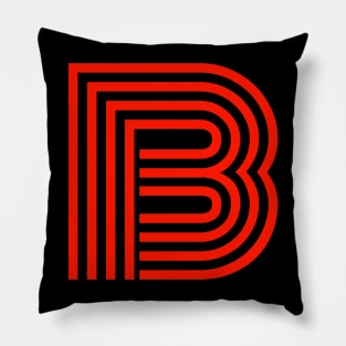 Letter B beautiful letters Pillow