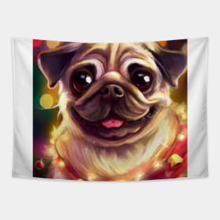 Cute Pug Tapestry