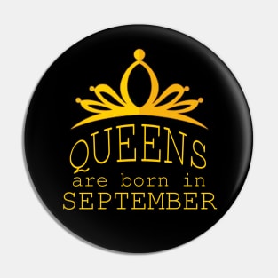 queens are born in september gift Pin