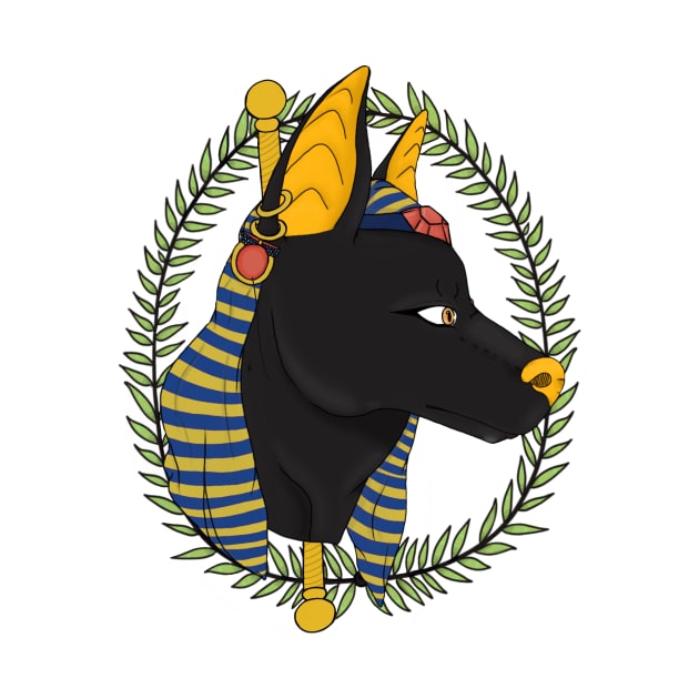 Anubis by BeanMomDoodles