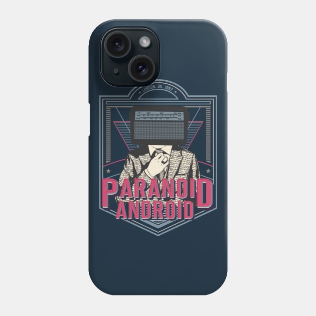 Paranoid Android Phone Case by RepubliRock
