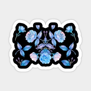 Blue roses Magnet