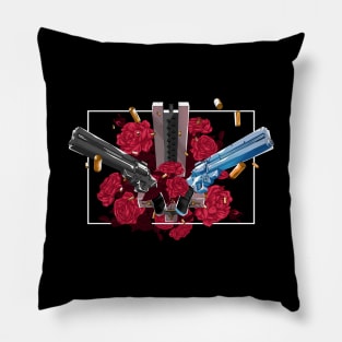 Three Guns and a Typhoon (Alternate Version) Pillow