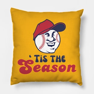 Tis The Season Baseball Pillow