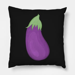 Aubergine Eggplant Veggie Sticker Pillow