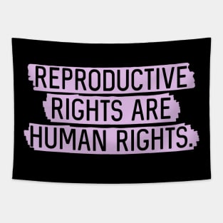 Lavender: Reproductive rights are human rights. Tapestry