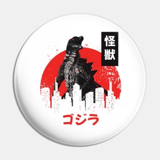 Godzila the king of kaijuu Pin