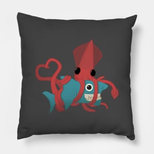 True Love - Shark and a Squid Pillow