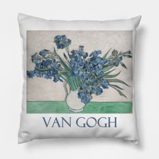 Irises in a Pitcher by Vincent van Gogh Pillow