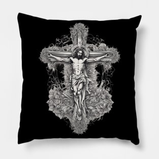 Jesus Christ Believe in Christ and God’s love Pillow