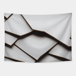 White broken tiles Tapestry