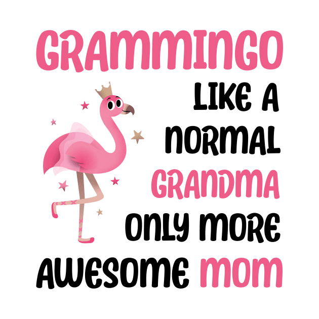 Grammingo like a normal grandma only more awesome mom with cute flamingo by star trek fanart and more