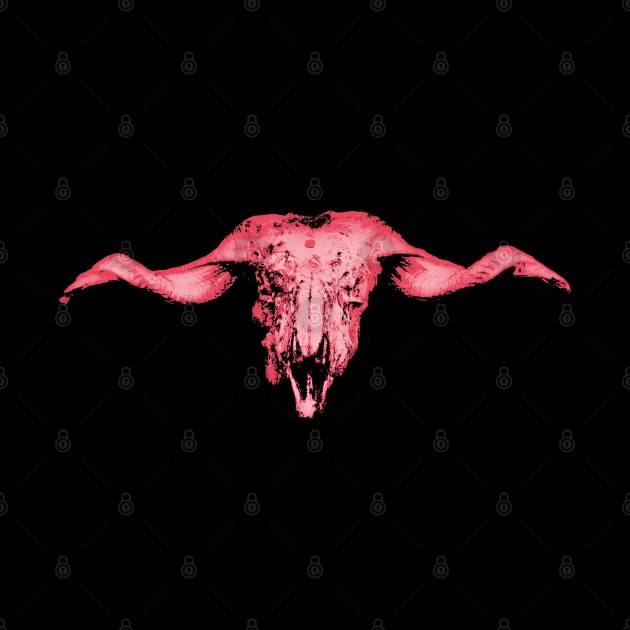 Aries Skull Red by RaphaelWolf