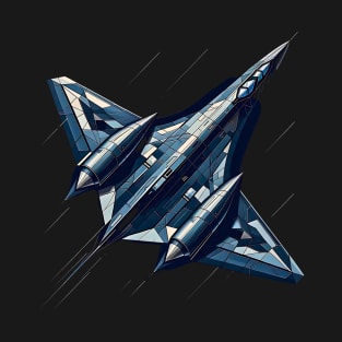 Supersonic Geometric | SR-71 Blackbird Tee T-Shirt