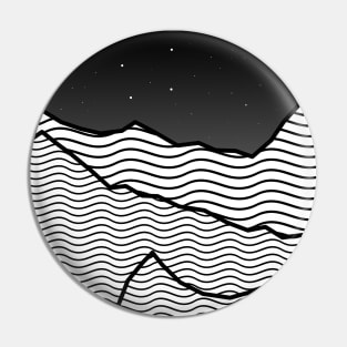 Abstract Landscape Pin