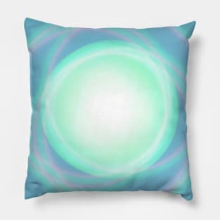 Planet galaxy abstract sky space blue Pillow