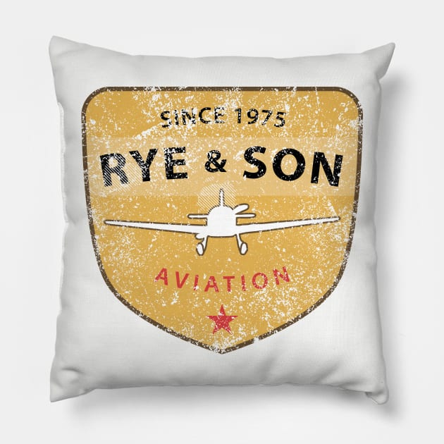 Rye & Son Aviation Pillow by rjzinger