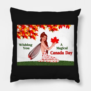 Magical Canada Day Pillow