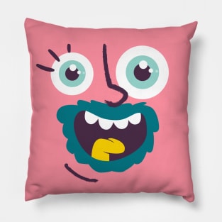 Crazy Face Pillow