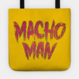 macho man 80s retro Tote