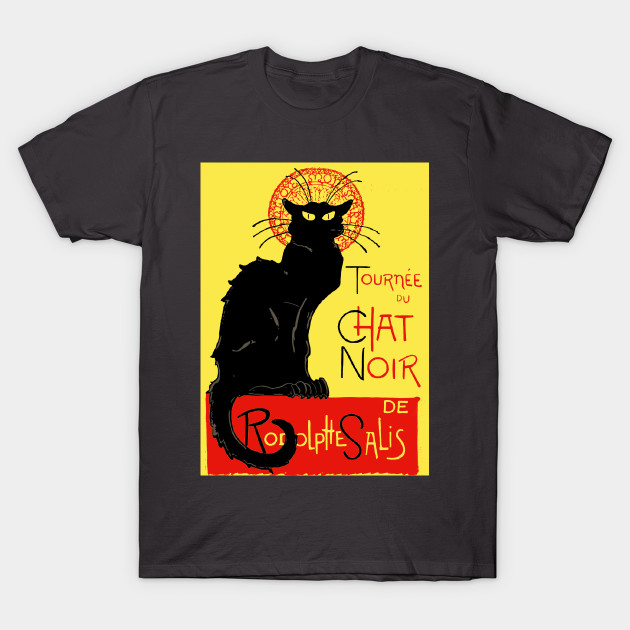 Tournee Du Chat Noir Black Cat Art Nouveau Nouveau T Shirt Teepublic