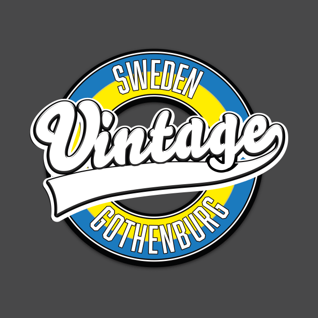 Gothenburg sweden vintage style logo by nickemporium1