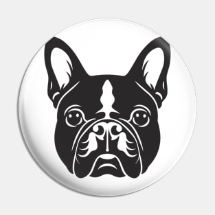 French Bulldog Silhouette Pin