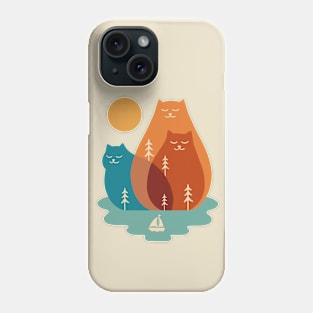 CATS MOUNTAINS SHAPE Phone Case