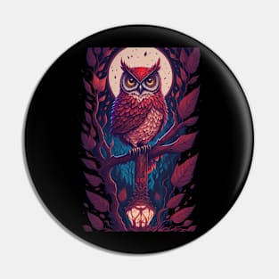 tarrot owl Pin