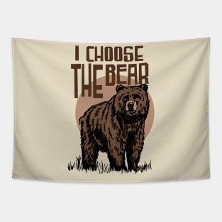 I Choose The Bear Tapestry