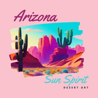 Arizona Sun Spirit Desert Art Series T-Shirt