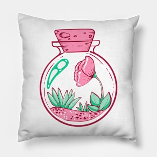 Abrosexual Potion Terrarium Hidden colors Pillow