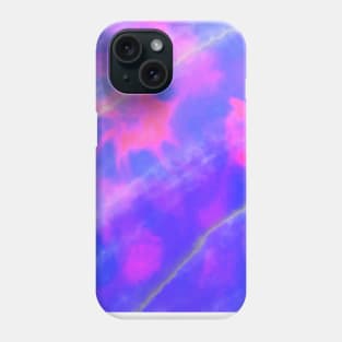 Pink purple watercolor abstract art Phone Case