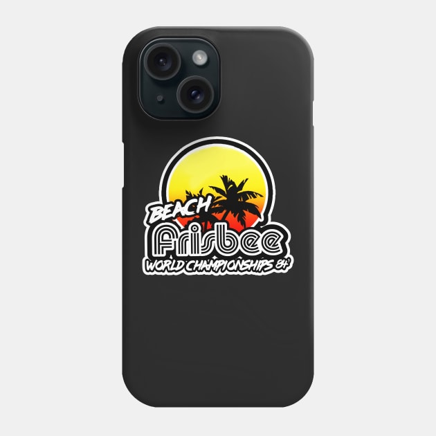 Beach Frisbee 84 Phone Case by NineBlack