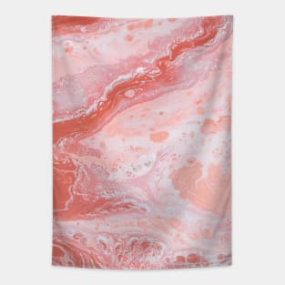 Blush pink rose - Elegant marble Tapestry