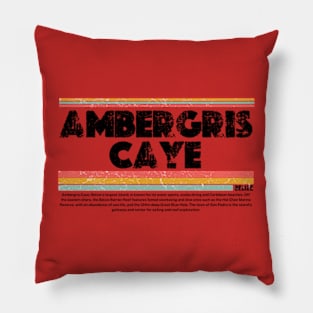 ambergris caye belize Pillow