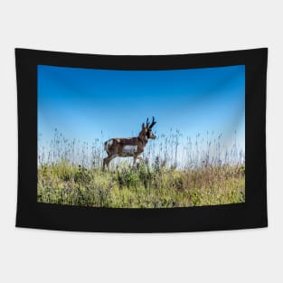 Pronghorn King of the Mountain Tapestry