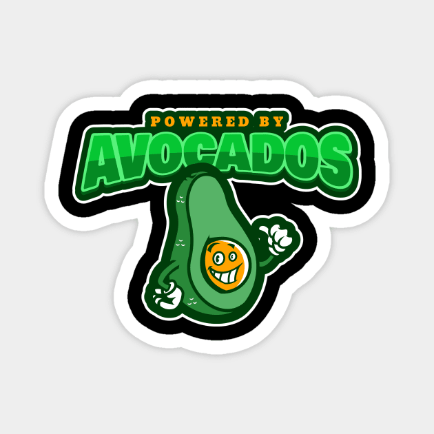 Powered By Avocados Magnet by poc98