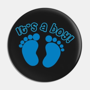 It's A Boy Baby Pregnant Mother T-shirt Pin