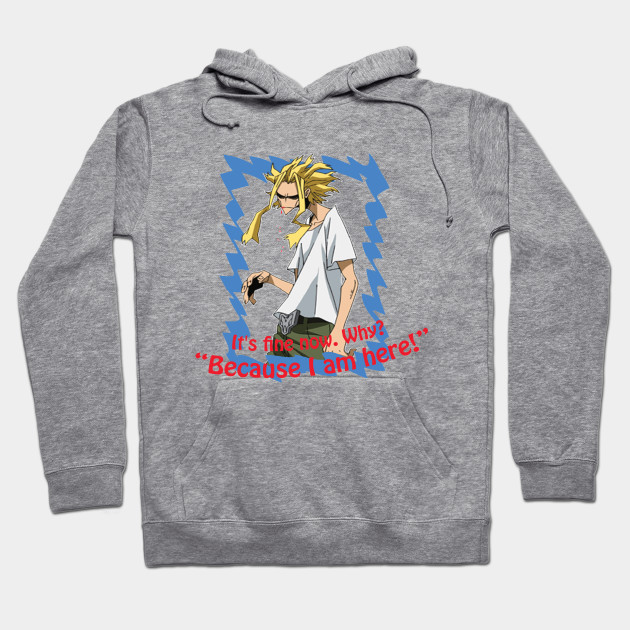 all might true form my hero academia hoodie teepublic my hero academia all might true form