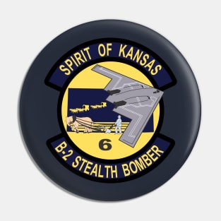 B-2 Stealth Bomber - Kansas Pin