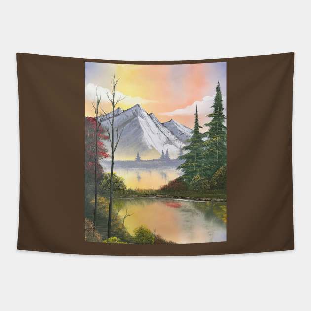 Autumn Lake Tapestry by J&S mason