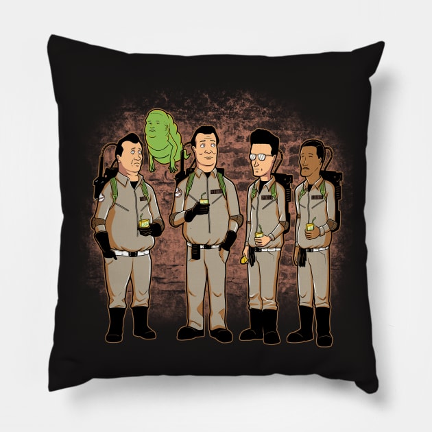 King of the Firehouse Pillow by Ninjaink