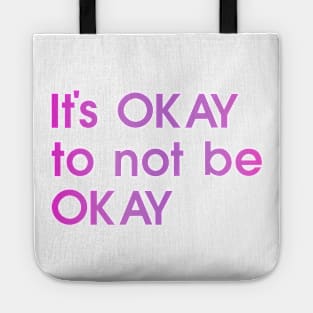 It's OKAY, quote, pink Tote