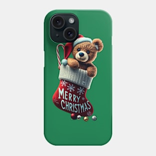 Cute Christmas Bear Phone Case