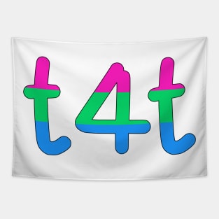 t4t (Polysexual Pride Colors) Tapestry